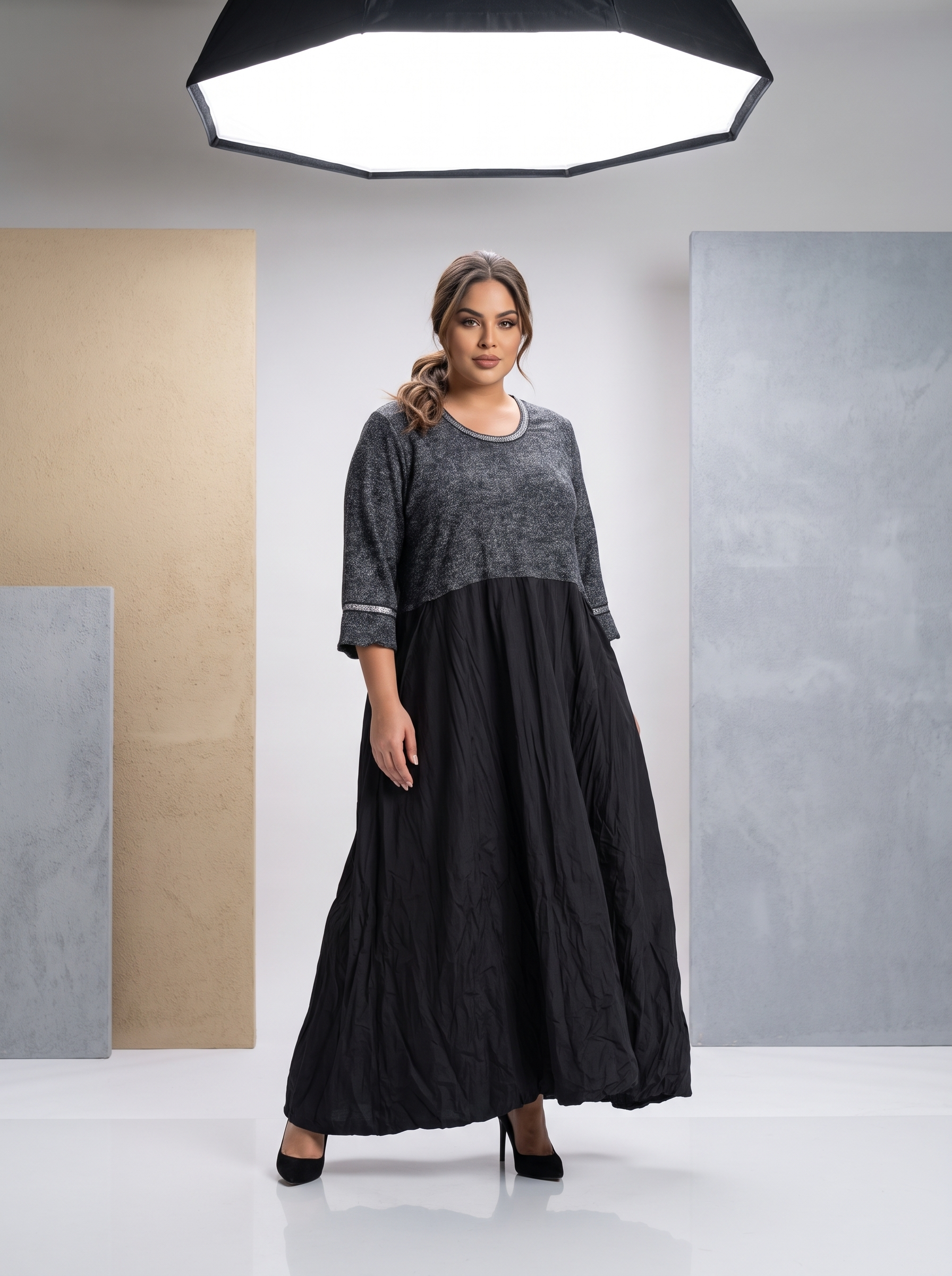 Рокля „Black Chic“ – букле и шушляк