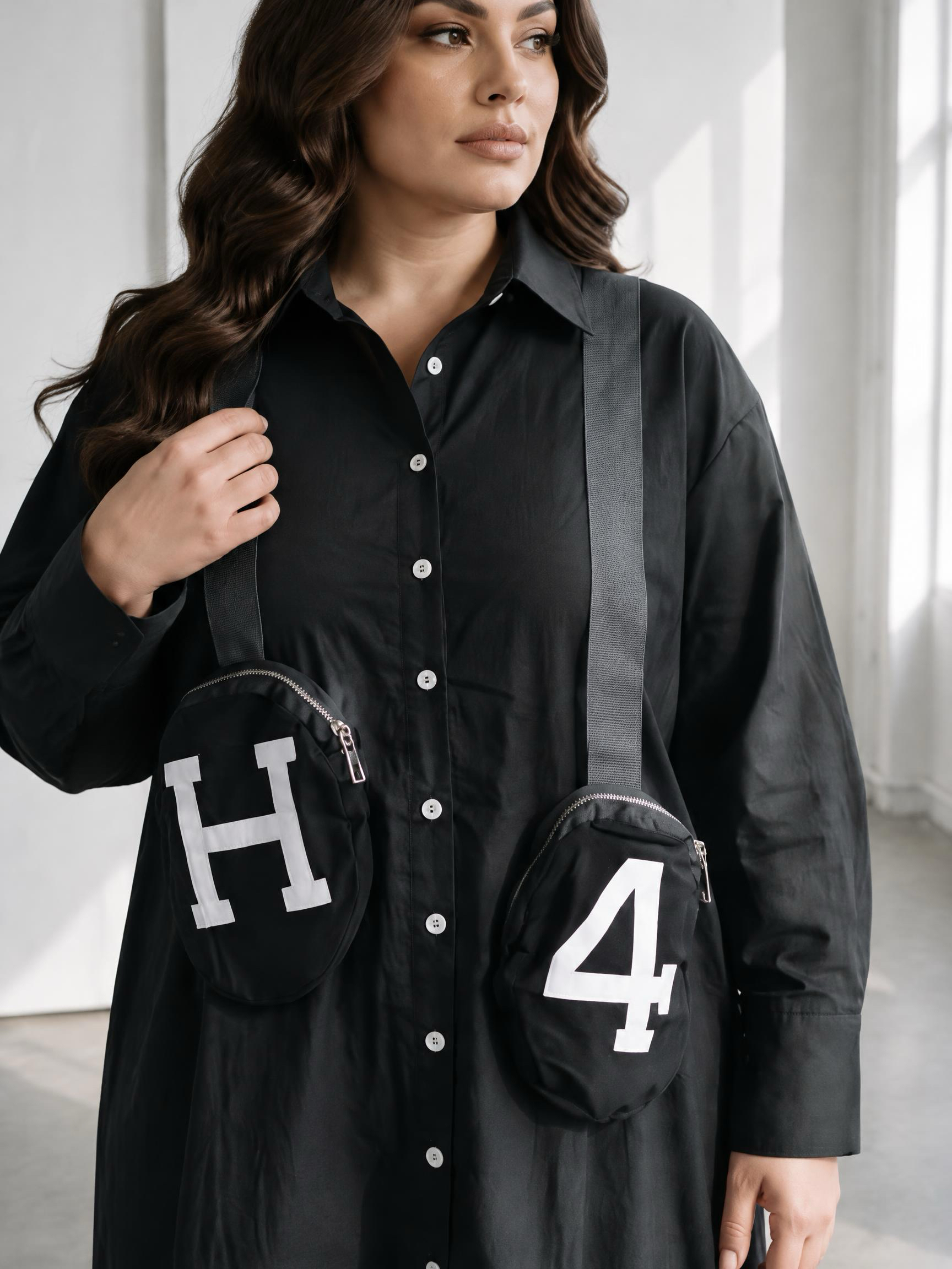 Бутикова фешън рокля PLUS SIZE модел 